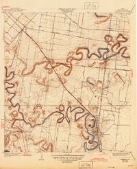 Olmito 1945 topographic map preview