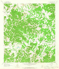 A Bar A Ranch 1964 topographic map thumbnail