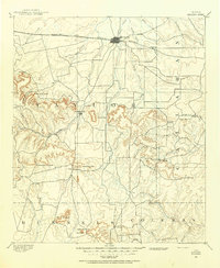 Abilene 1890 topographic map thumbnail