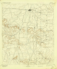 Abilene 1892 topographic map thumbnail