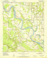 Acworth 1951 topographic map thumbnail