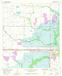 Addicks 1970 topographic map thumbnail