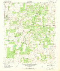 Archer City East 1963 topographic map thumbnail