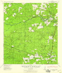 Artesia Wells 1940 topographic map thumbnail