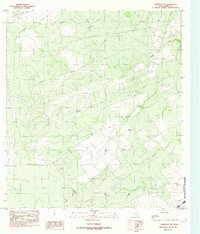 Asherton NW 1982 topographic map thumbnail