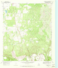 Aspermont Lake 1969 topographic map thumbnail