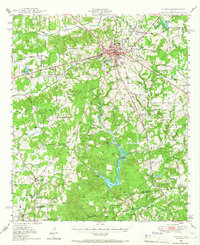 Athens 1949 topographic map thumbnail