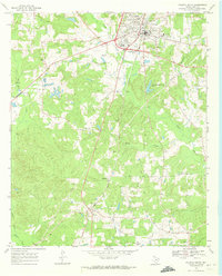 Atlanta South 1969 topographic map thumbnail