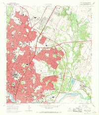 Austin East 1966 topographic map thumbnail