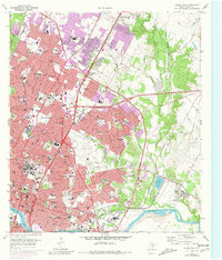 Austin East 1966 topographic map thumbnail
