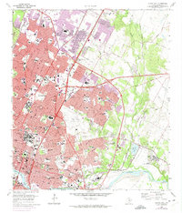 Austin East 1966 topographic map thumbnail