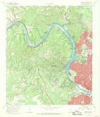 Austin West 1966 topographic map thumbnail