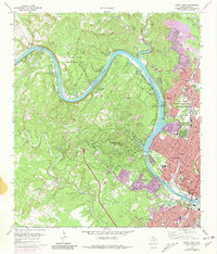 Austin West 1966 topographic map thumbnail
