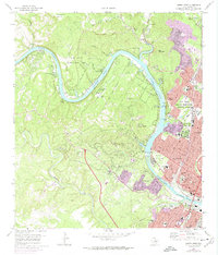 Austin West 1966 topographic map thumbnail