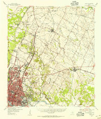 Austin 1955 topographic map thumbnail