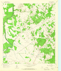 Austonio 1964 topographic map thumbnail