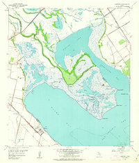 Austwell 1952 topographic map thumbnail