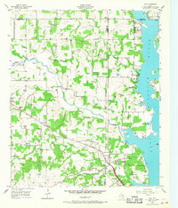 Azle 1955 topographic map thumbnail