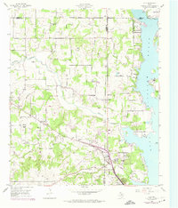 Azle 1955 topographic map preview