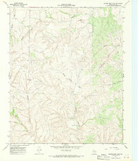 Badger Nest Tank 1967 topographic map thumbnail