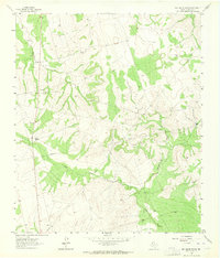 Ballinger Ranch 1963 topographic map thumbnail