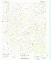 Ballinger Ranch 1963 topographic map thumbnail