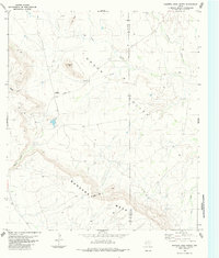 Bandera Mesa North 1983 topographic map preview