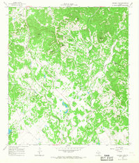 Bandera Pass 1964 topographic map thumbnail