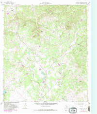 Bandera Pass 1964 topographic map thumbnail