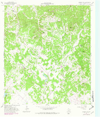 Bandera Pass 1964 topographic map thumbnail