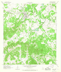 Bandera 1964 topographic map thumbnail