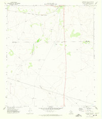 Barnhart SW 1971 topographic map thumbnail