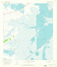 Big Hill Bayou 1962 topographic map thumbnail