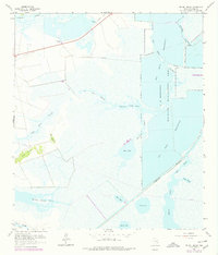 Big Hill Bayou 1962 topographic map thumbnail
