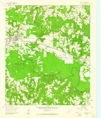 Big Sandy 1960 topographic map thumbnail