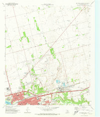 Big Spring North 1965 topographic map thumbnail