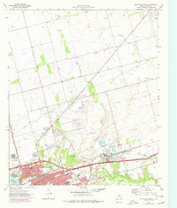 Big Spring North 1954 topographic map thumbnail