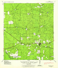 Big Wells 1939 topographic map thumbnail