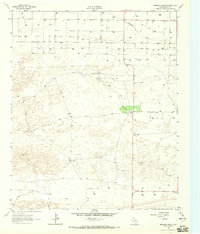 Birdwell Ranch 1962 topographic map thumbnail