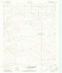 Birdwell Ranch 1962 topographic map thumbnail