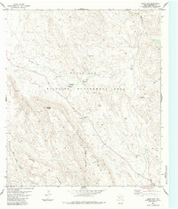 Black Gap 1983 topographic map thumbnail