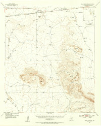 Black Mountains 1955 topographic map thumbnail