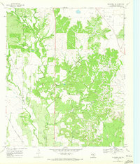 Blackwell NE 1969 topographic map thumbnail