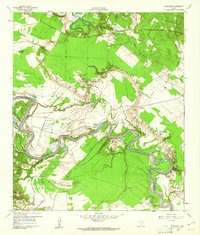 Blanchard 1960 topographic map thumbnail