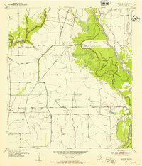 Blessing SE 1952 topographic map thumbnail