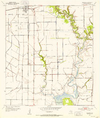 Blessing 1952 topographic map thumbnail