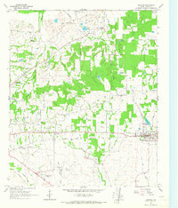 Blossom 1964 topographic map thumbnail