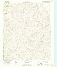 Blue Tank Canyon 1967 topographic map thumbnail