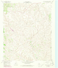Blue Tank Canyon 1967 topographic map thumbnail