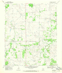 Bluegrove 1968 topographic map thumbnail